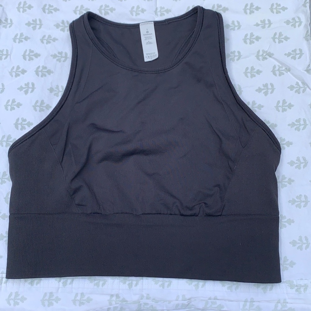 Lululemon Black Size 8 Sports Bra